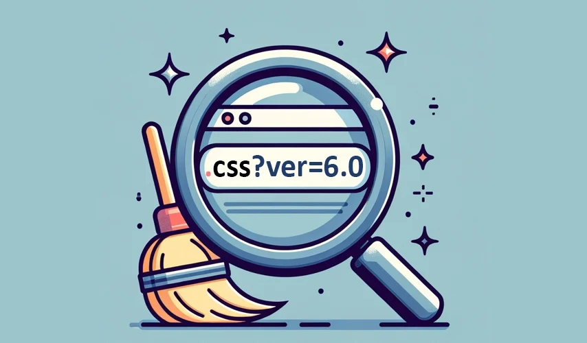 حذف رشته های کوئری در فایل ها و منابع استاتیک