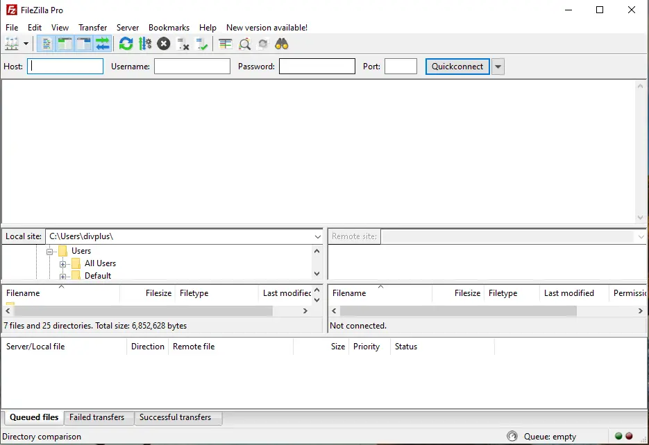 رفع خطای دستوری با استفاده از FTP-نرم افزار فایل زیلا filezilla