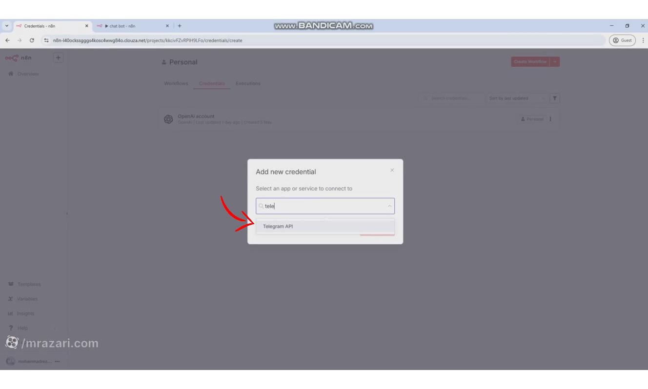 انتخاب telegram api